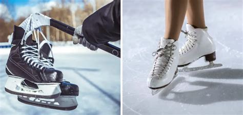 Hockey Skate Vs Figure Skate Side By Side Comparison