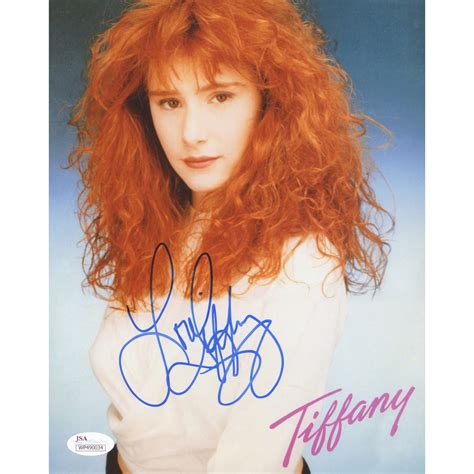 Tiffany Tiffany Darwish Signed 8x10 Photo Jsa Coa Pristine Auction