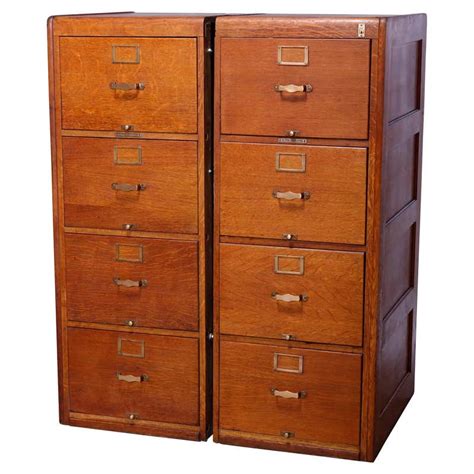 Antique 5 Drawer Wood File Cabinet At 1stdibs