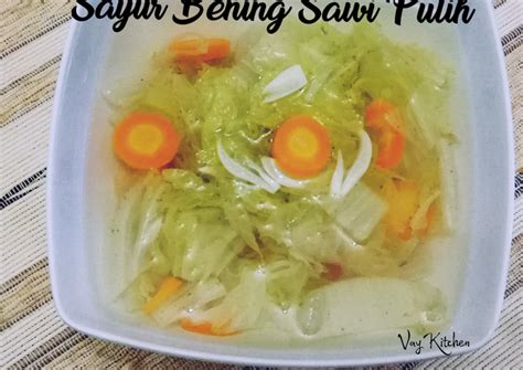Check spelling or type a new query. Resep Sayur Bening Sawi Putih oleh Vay Kitchen - Cookpad