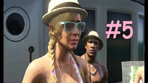 Grand Theft Auto V Let s Play 5 Tracy y el porno Niñita de