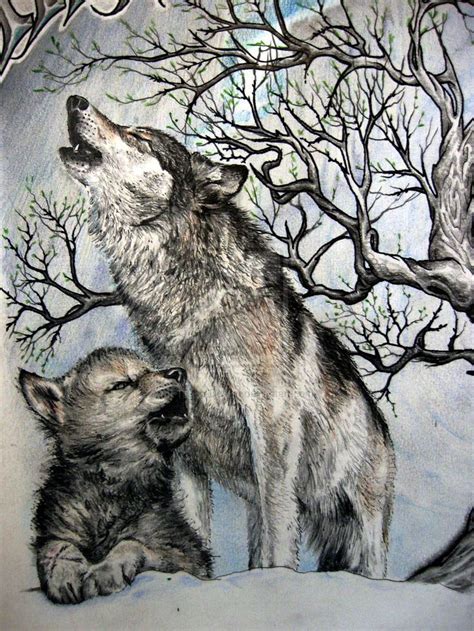 Battle Of Two Wolves Detail By Tattoo Design On Deviantart Wolf