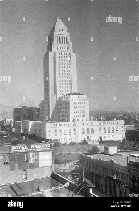 Los Angeles City Hall Stock Photo Alamy