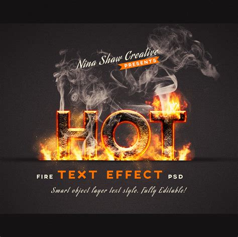 Fire Text Effects By Ninashaw Graphicriver