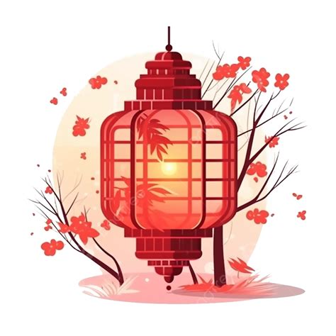 중국 새해 라운드 랜턴 중국의 설날 아름다움 뷰티 Png 일러스트 및 Psd 이미지 무료 다운로드 Pngtree