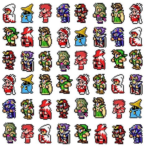 Final Fantasy Sprites Posters By Artisticgamer Redbubble