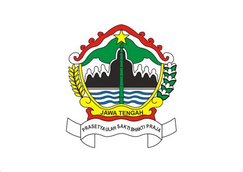 Jawa Tengah Full Color Logo Vector