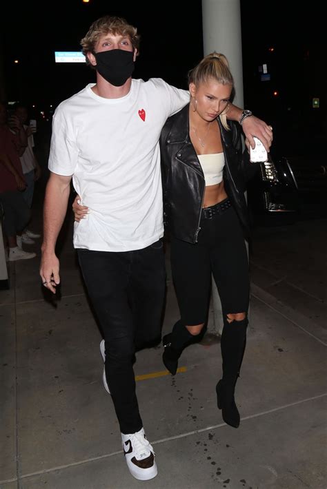 Josie Canseco Jake Paul Step Out For Dinner In WeHo 12 Photos