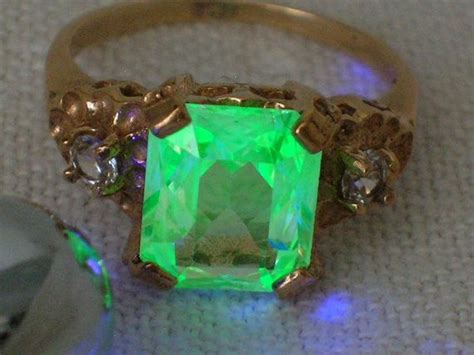 Shop with afterpay on eligible items. Uranium Glass Ring, Spinel Vaseline, Opalescent Green ...