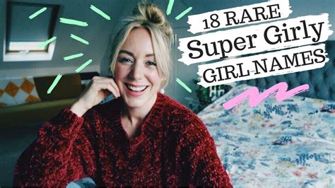 18 Rare Super Girly Baby Names Sj Strum Youtube