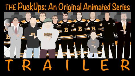 Boston Bruins Comedy Series The Puckups Die Hard Hockey Fans And