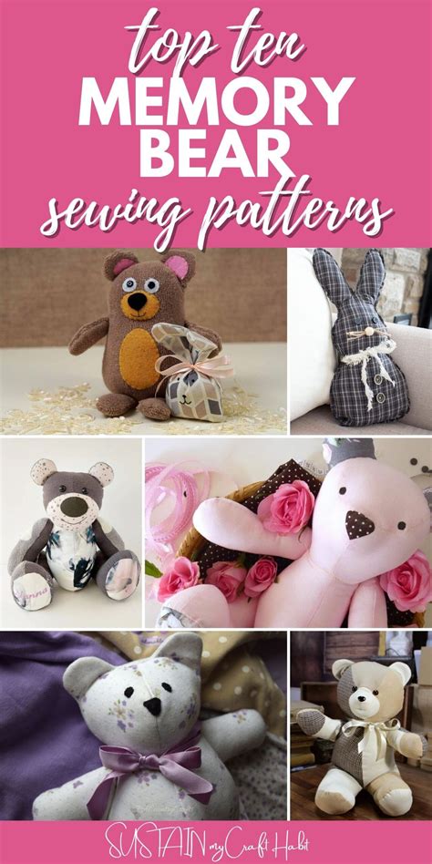 Top 10 Memory Bear Sewing Patterns Teddy Bear Patterns Free Teddy
