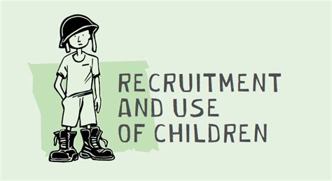Child Recruitment And Use United Nations Office Of The Special
