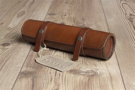 Vintage Style Leather Pencil Case Handmade Leather Pencil Etsy