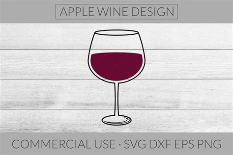Wine Glass Svg Dxf Png Eps Cutting File 238001 Svgs Design Bundles