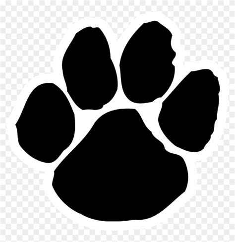 Tiger Paw Clip Art Library