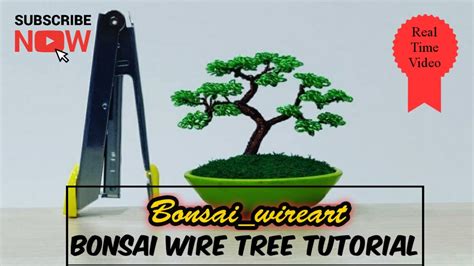 How To Make Bonsai Wire Tree Tutorial Youtube