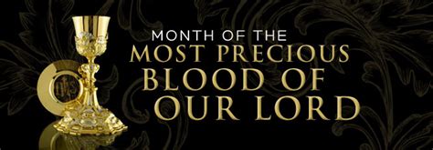 Are We There Yet July Month Of The Most Precious Blood Of Jesus