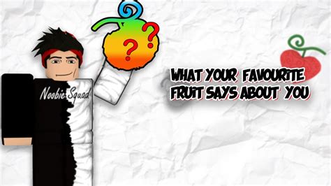 Blox Fruits What Your Favorite Fruit Says About You Youtube