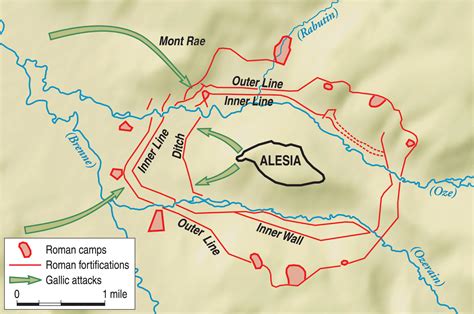 Caesars Grand Siege At Alesia Warfare History Network