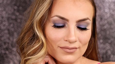 Soft Blue Smokey Eye Makeup Tutorial Angela Lanter Youtube