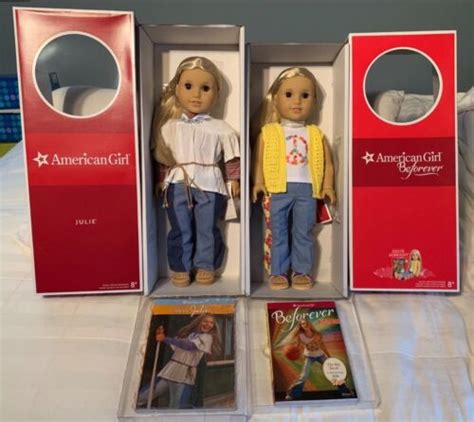 new american girl doll 18 julie original and beforever t set book box nrfb ebay