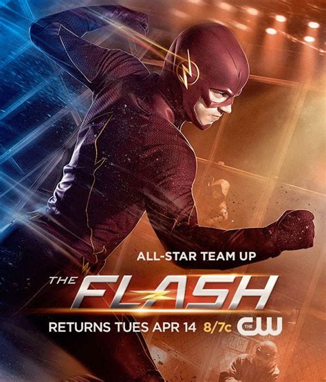 The Flash Episode 118 All Star Team Up New Poster The Flash