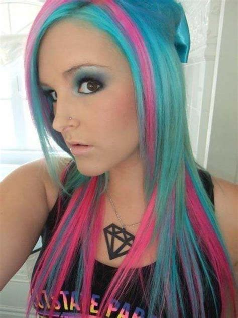 119 Expressive Emo Hair Options To Try For A Cool Appeal Teal Hair