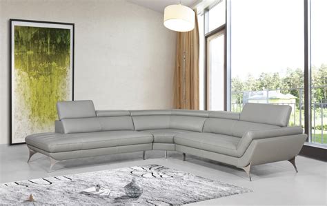 Whether you're hosting a watch party for the big game or just settling in with a good movie, a sectional sofa is the ideal place to relax and unwind. Divani Casa Graphite Modern Grey Leather Sectional Sofa ...