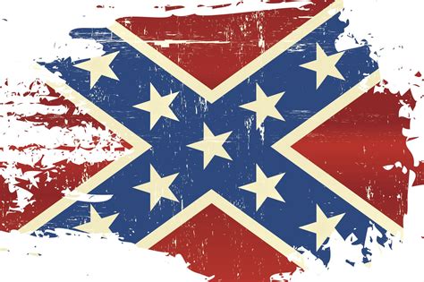 Confederate Flag Usa America United States Csa Civil War Rebel