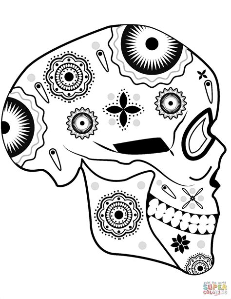 Sugar Skull Drawing Step By Step At Explore