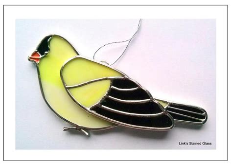 The climate crisis is changing and will continue to change species' distributions, and so we can expect to see more southerly species occurring more regularly over the coming years, the rspb. Stained Glass Goldfinch Sun Catcher in 2020 | Stained ...