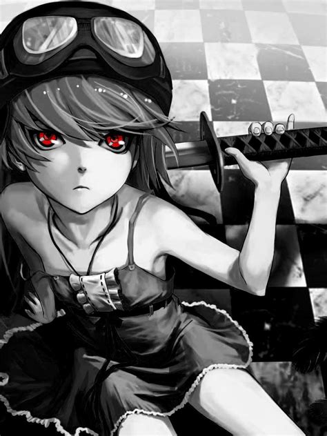 Black White Anime Mobile Hd Wallpapers Wallpaper Cave