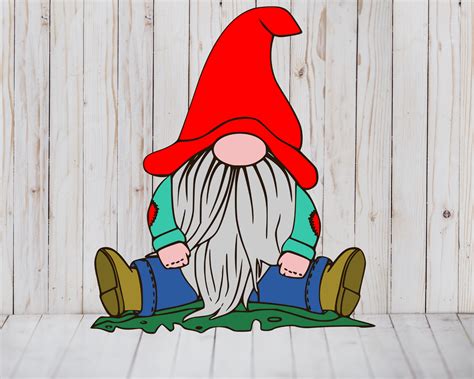 Gnome Clipart Garden Gnome Svg Gnome Shirt Instant Etsy Uk