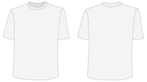 maquette de t shirt côtés avant et arrière Art vectoriel chez Vecteezy