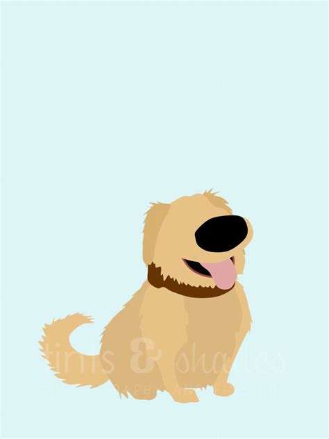 Dug Minimalist Poster Up Minimalist Poster Disney Pixar Up | Etsy