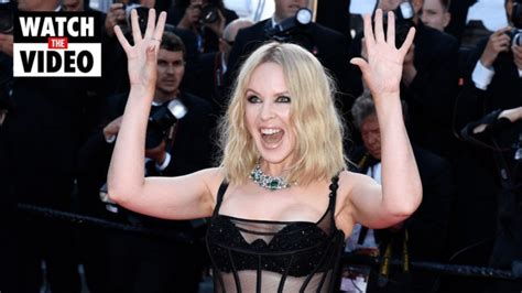Kylie Minogue Stuns In Sheer Gown At Elvis Premiere At Cannes Photos News Au Australia
