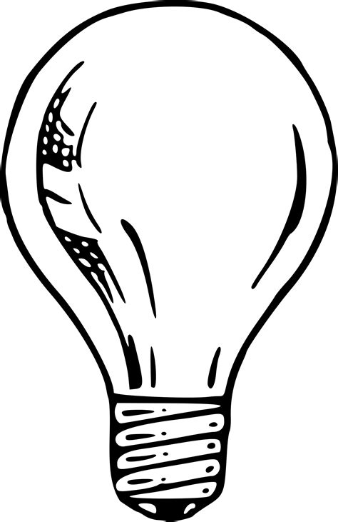 Light Bulb Line Drawing At Getdrawings Free Download