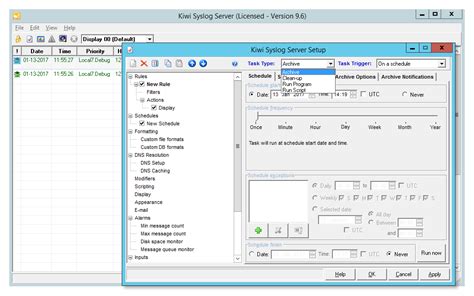 It stops logging, and you cannot do anymore analysis on the logs. Kiwi Syslog Server Free Edition - Free download and ...