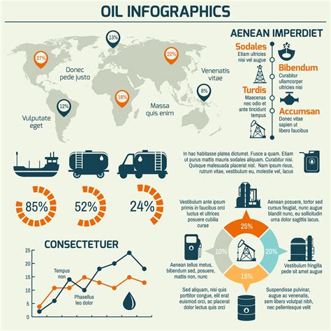 Oil Industry Infographic 452983 Vector Art At Vecteezy