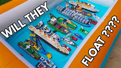 Do All These Lego Boats Float Youtube