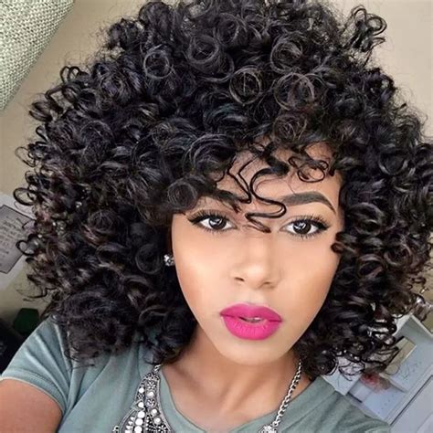 Fashion Short Human Hair Afro Wigsshort Curly Afro Wigsshort Afro