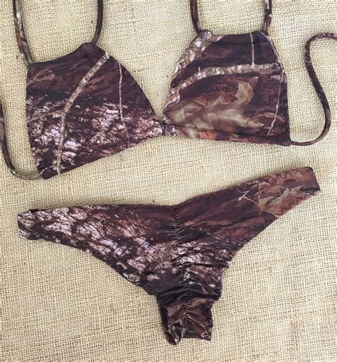 Camouflage Swimsuit Realtree Camo Bikini Scrunch Butt Leaves Tree Email Nani Bikini Gmail Com To
