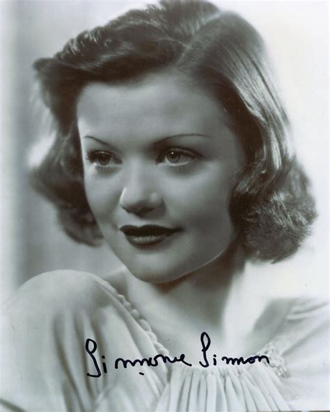 Simone Simon Archives Movies Autographed Portraits Through The