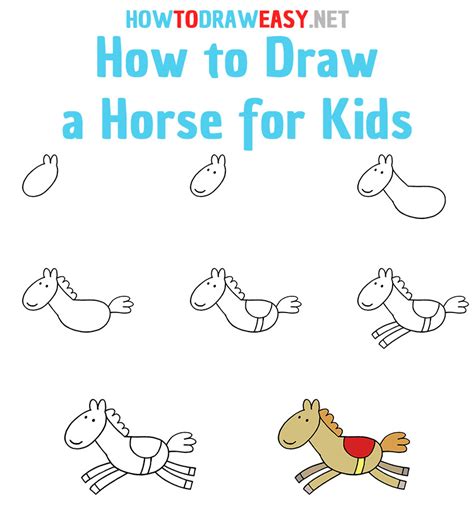 Easy Horse Drawing Step By Step ~ Jay Blue Bird Drawing Draw Step