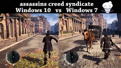 Assassins Creed Syndicate Windows 10 Vs Windows 7 Youtube