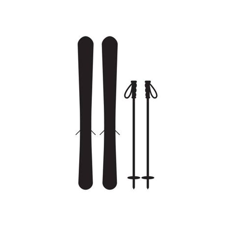 pair of skis illustrations royalty free vector graphics and clip art istock