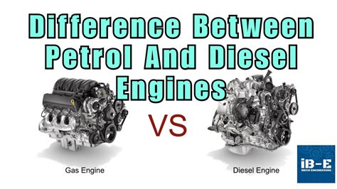 Difference Between Petrolgasoline And Diesel Engines Youtube