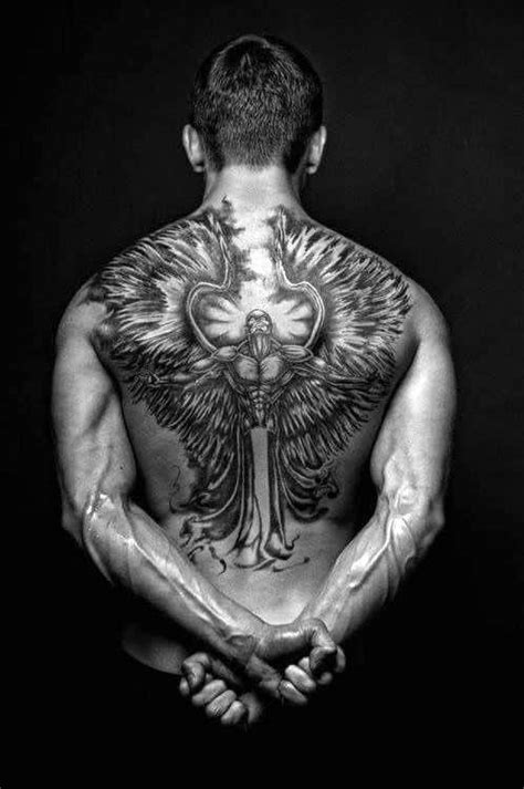 Eagle And Angel Tattoo