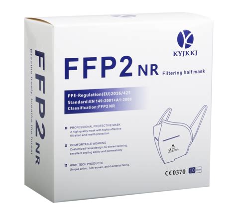 Exkluzivní látky a nejvyšší certifikovaná ochrana proti virům a bakteriím. Respirátory, roušky...: Respirátor FFP2, 10ks/bal